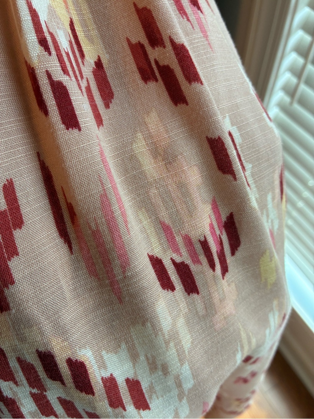 Knox Rose Pink Ikat Boho Midi Dress | Size Small - Picture 9 of 9